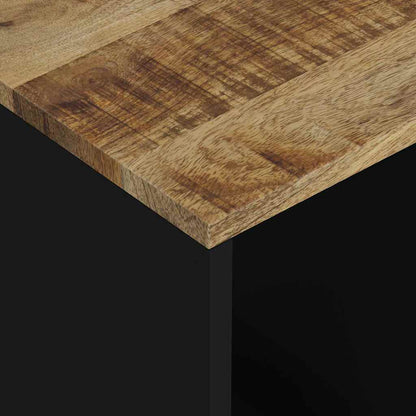 vidaXL Side Table 40x31x46 cm Solid Wood Mango&Engineered Wood