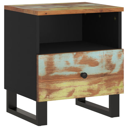 vidaXL Bedside Cabinets 2 pcs Solid Wood Reclaimed&Engineered Wood