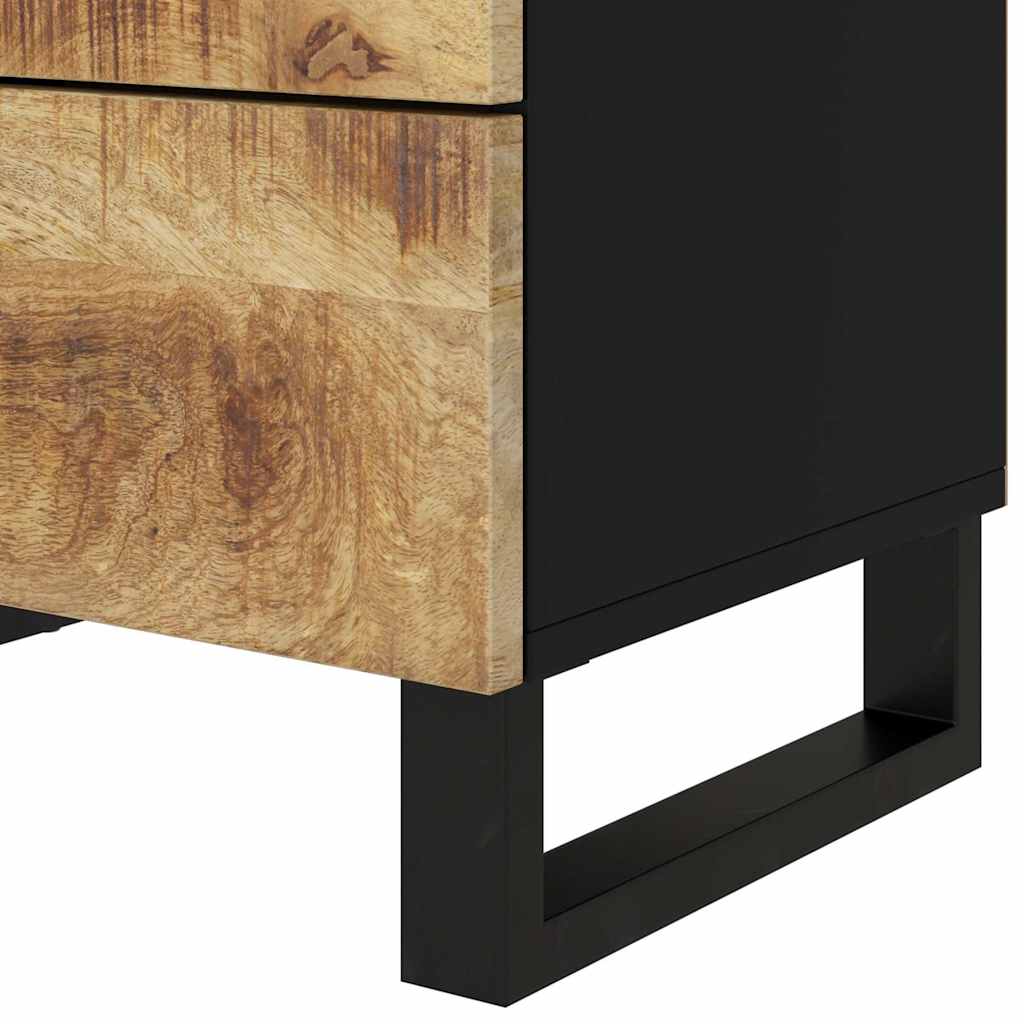 vidaXL Bedside Cabinet 50x33x62 cm Solid Wood Mango&Engineered Wood
