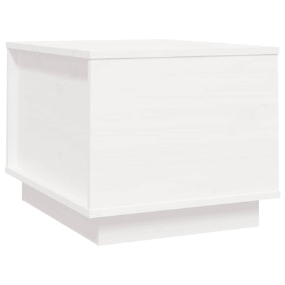 vidaXL Coffee Table White 40x50x35 cm Solid Wood Pine