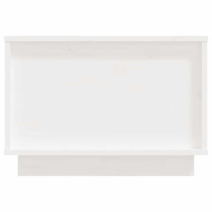vidaXL Coffee Table White 40x50x35 cm Solid Wood Pine