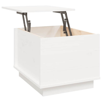 vidaXL Coffee Table White 40x50x35 cm Solid Wood Pine