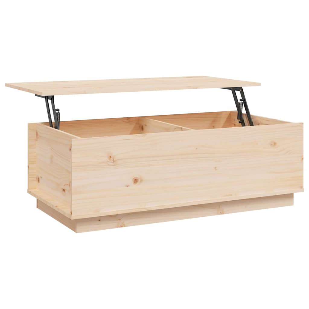 vidaXL Coffee Table 100x50x35 cm Solid Wood Pine