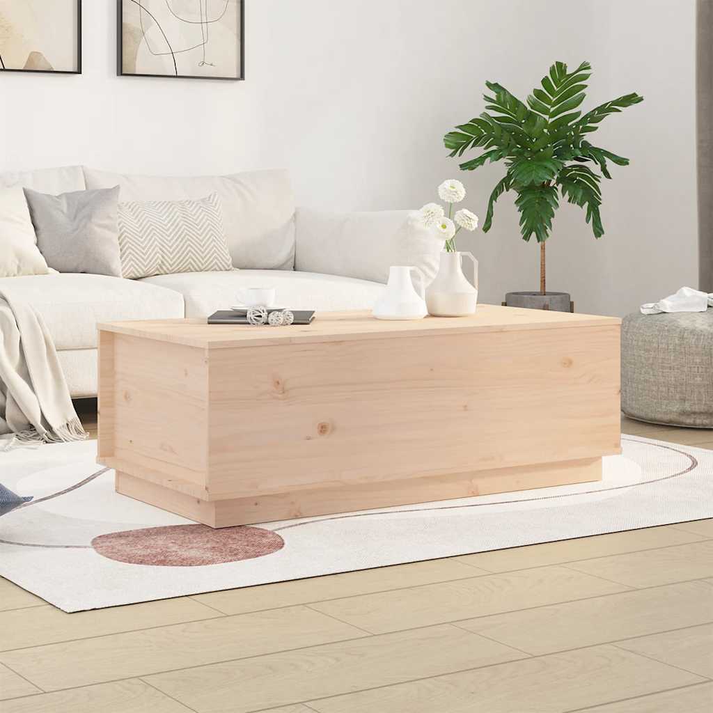 vidaXL Coffee Table 100x50x35 cm Solid Wood Pine