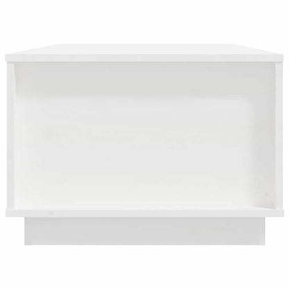 vidaXL Coffee Table White 100x50x35 cm Solid Wood Pine