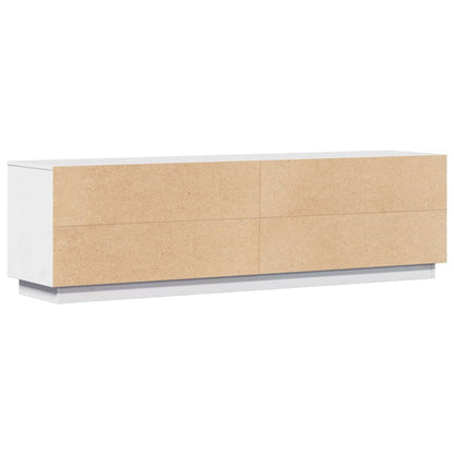 vidaXL TV Cabinet White 156x37x45 cm Solid Wood Pine