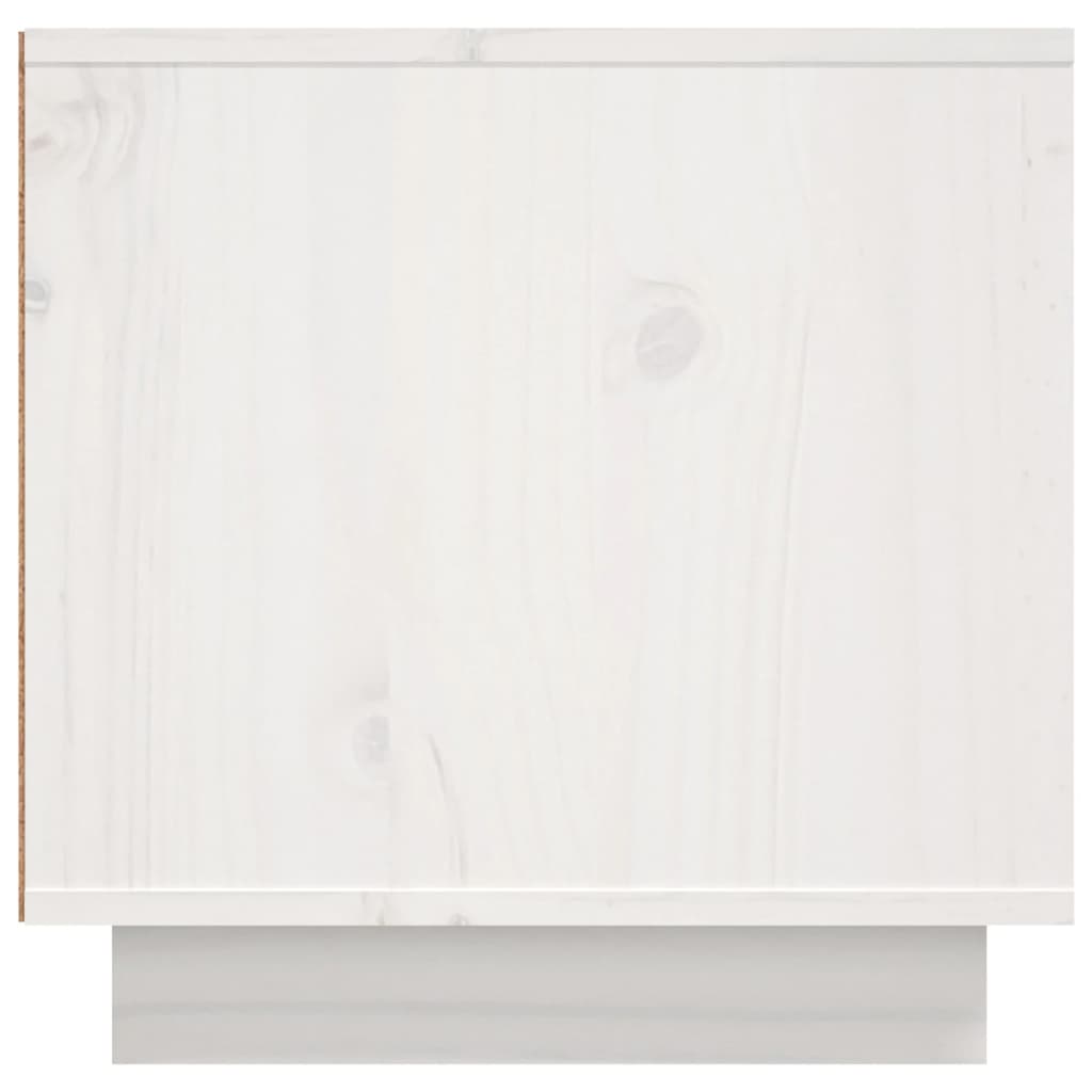 vidaXL TV Cabinet White 156x40x40 cm Solid Wood Pine