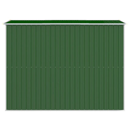 vidaXL Garden Shed Green 192x274x223 cm Galvanised Steel