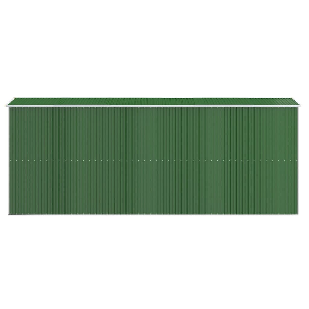 vidaXL Garden Shed Green 192x523x223 cm Galvanised Steel