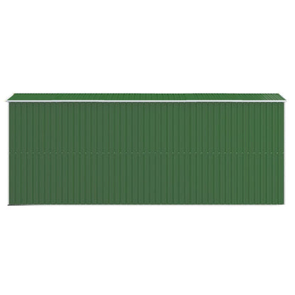 vidaXL Garden Shed Green 192x523x223 cm Galvanised Steel
