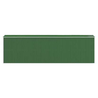 vidaXL Garden Shed Green 192x606x223 cm Galvanised Steel