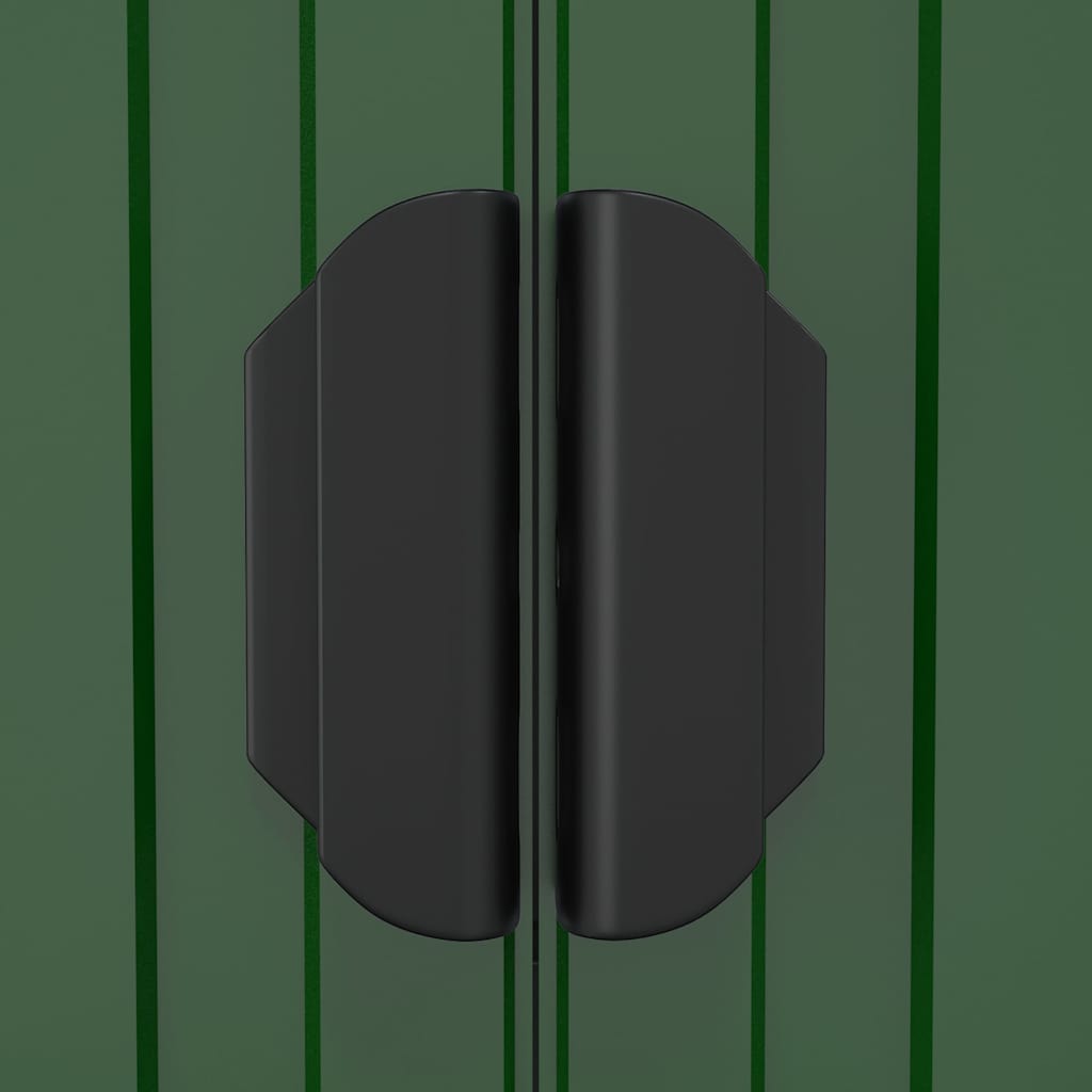 vidaXL Garden Shed Green 192x855x223 cm Galvanised Steel