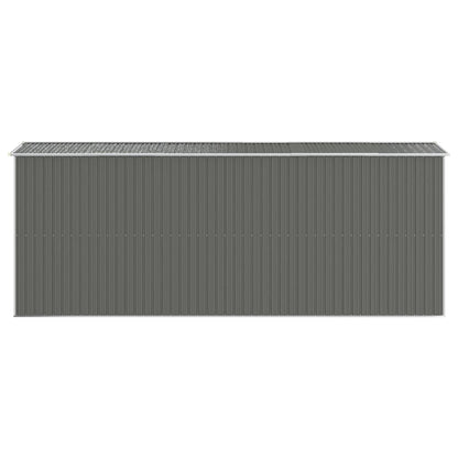 vidaXL Garden Shed Light Grey 192x523x223 cm Galvanised Steel