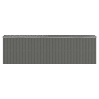 vidaXL Garden Shed Light Grey 192x689x223 cm Galvanised Steel