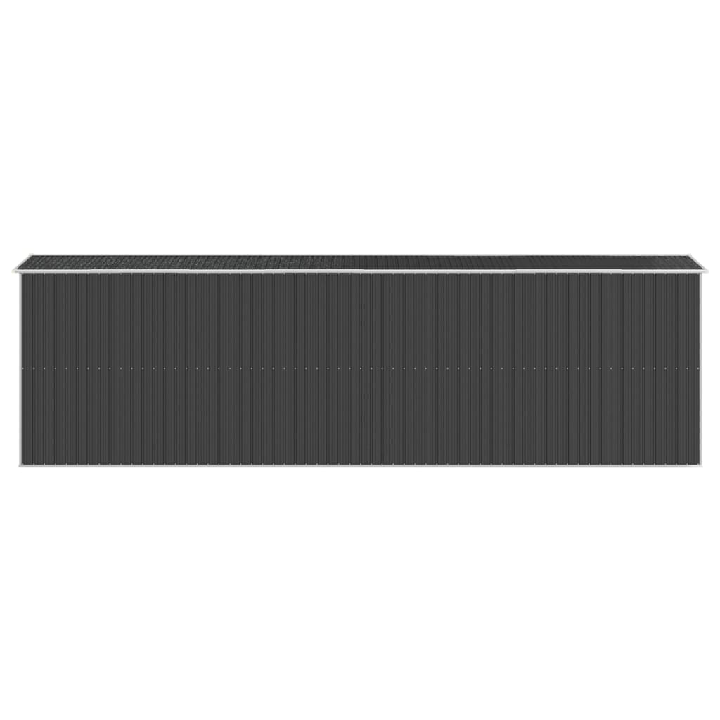 vidaXL Garden Shed Anthracite 192x689x223 cm Galvanised Steel