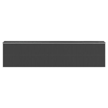 vidaXL Garden Shed Anthracite 192x855x223 cm Galvanised Steel