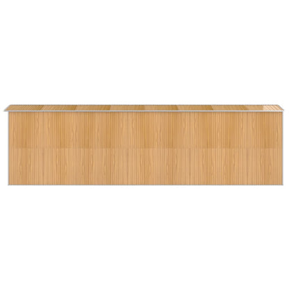 vidaXL Garden Shed Light Brown 192x689x223 cm Galvanised Steel