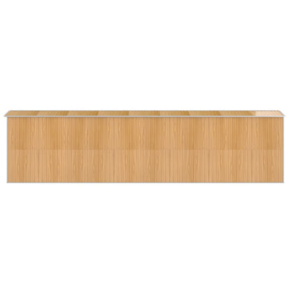 vidaXL Garden Shed Light Brown 192x772x223 cm Galvanised Steel