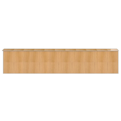 vidaXL Garden Shed Light Brown 192x938x223 cm Galvanised Steel