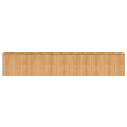vidaXL Garden Shed Light Brown 192x1021x223 cm Galvanised Steel