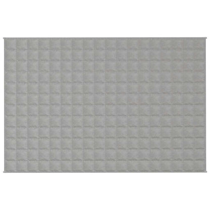 vidaXL Weighted Blanket Grey 120x180 cm 9 kg Fabric