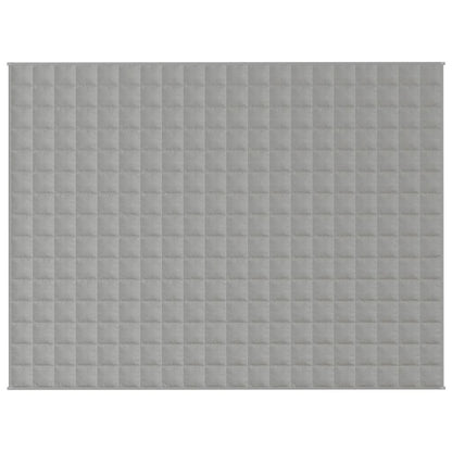 vidaXL Weighted Blanket Grey 150x200 cm 7 kg Fabric