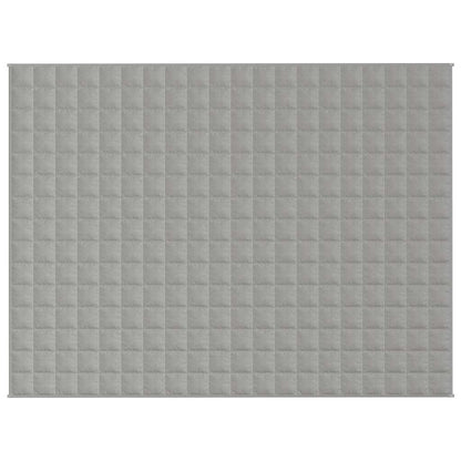 vidaXL Weighted Blanket Grey 150x200 cm 7 kg Fabric