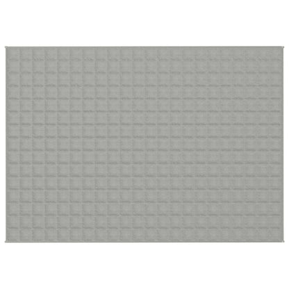 vidaXL Weighted Blanket Grey 155x220 cm 11 kg Fabric