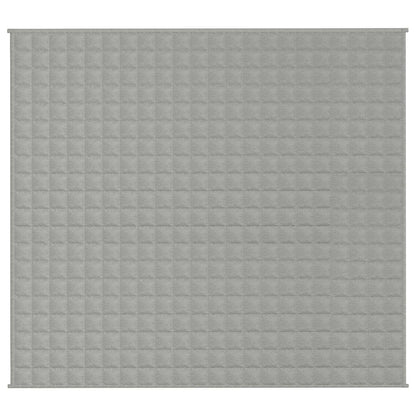 vidaXL Weighted Blanket Grey 200x225 cm 9 kg Fabric