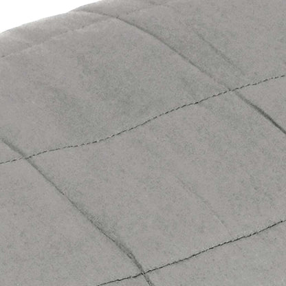 vidaXL Weighted Blanket Grey 200x225 cm 9 kg Fabric