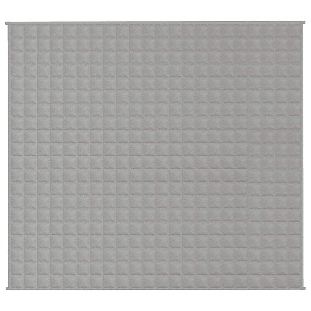 vidaXL Weighted Blanket Grey 200x225 cm 13 kg Fabric