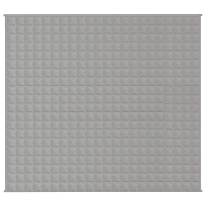 vidaXL Weighted Blanket Grey 200x225 cm 13 kg Fabric