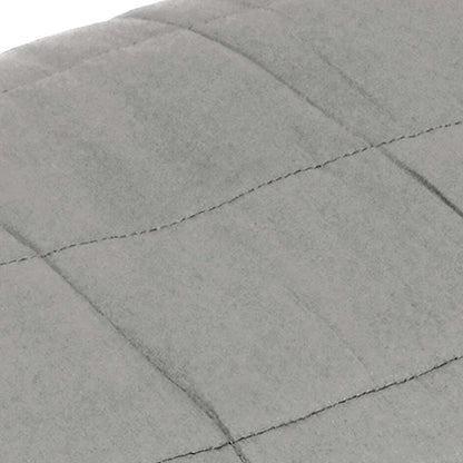 vidaXL Weighted Blanket Grey 220x235 cm 11 kg Fabric