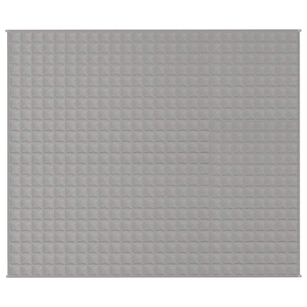 vidaXL Weighted Blanket Grey 220x260 cm 11 kg Fabric