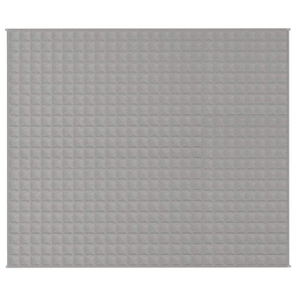 vidaXL Weighted Blanket Grey 220x260 cm 11 kg Fabric