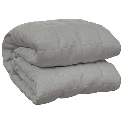 vidaXL Weighted Blanket Grey 235x290 cm 11 kg Fabric