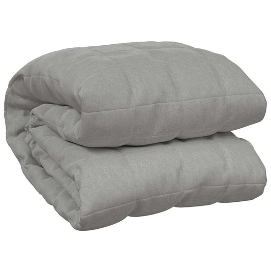 vidaXL Weighted Blanket Grey 235x290 cm 11 kg Fabric