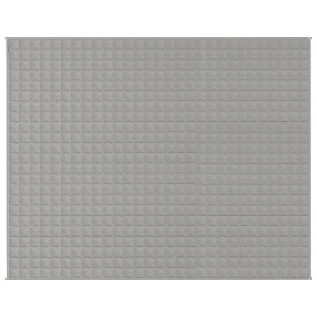 vidaXL Weighted Blanket Grey 235x290 cm 11 kg Fabric