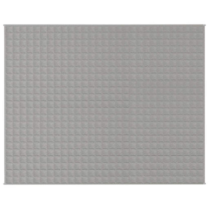 vidaXL Weighted Blanket Grey 235x290 cm 11 kg Fabric