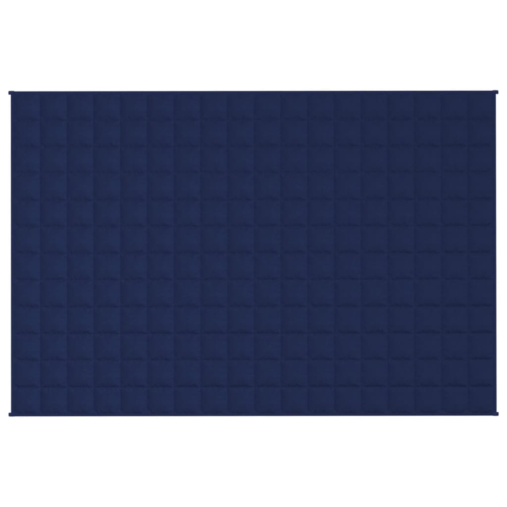 vidaXL Weighted Blanket Blue 120x180 cm 9 kg Fabric