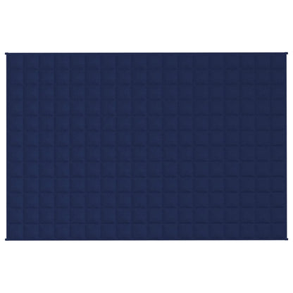 vidaXL Weighted Blanket Blue 120x180 cm 9 kg Fabric