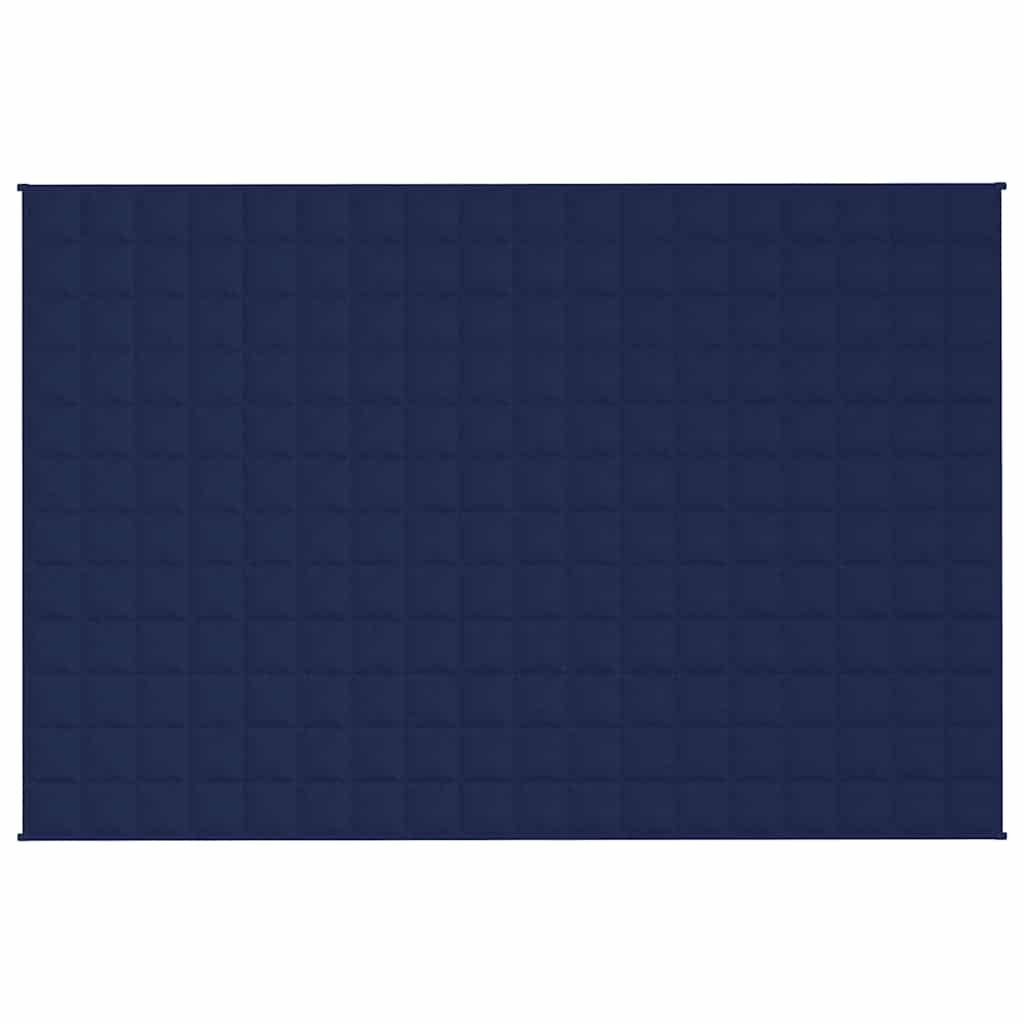 vidaXL Weighted Blanket Blue 120x180 cm 9 kg Fabric