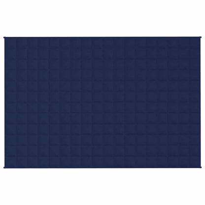 vidaXL Weighted Blanket Blue 120x180 cm 9 kg Fabric