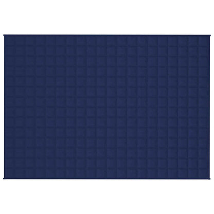 vidaXL Weighted Blanket Blue 138x200 cm Single 6 kg Fabric