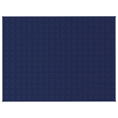 vidaXL Weighted Blanket Blue 150x200 cm 7 kg Fabric
