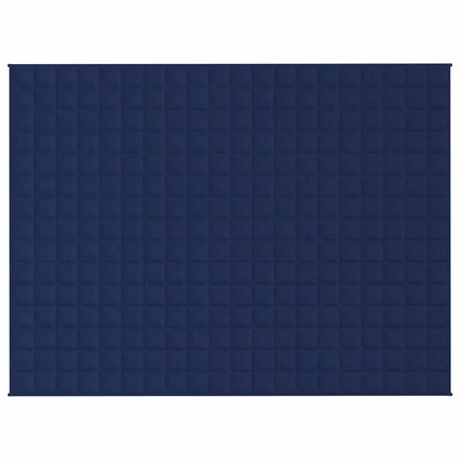 vidaXL Weighted Blanket Blue 150x200 cm 11 kg Fabric