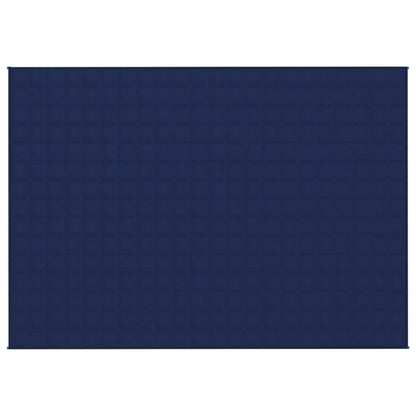 vidaXL Weighted Blanket Blue 155x220 cm 11 kg Fabric