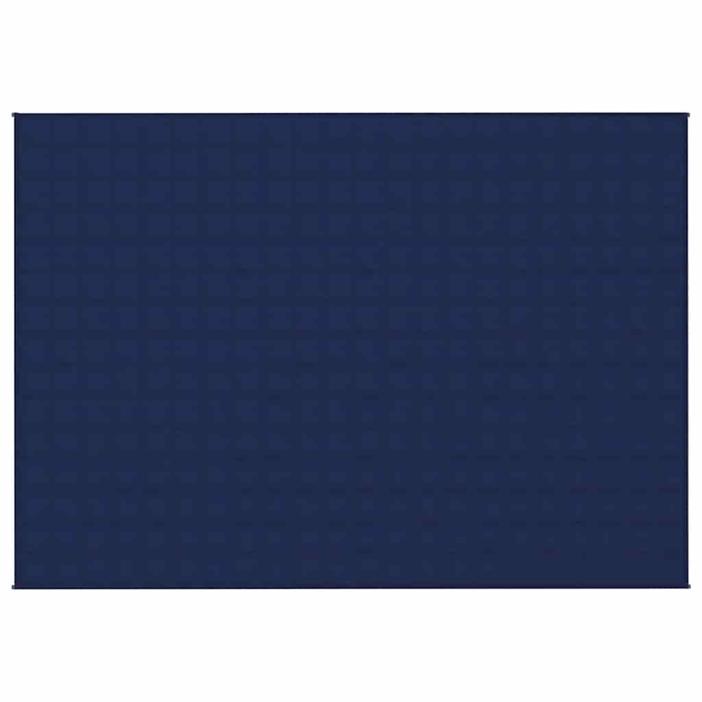 vidaXL Weighted Blanket Blue 155x220 cm 11 kg Fabric