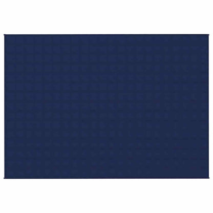 vidaXL Weighted Blanket Blue 155x220 cm 11 kg Fabric