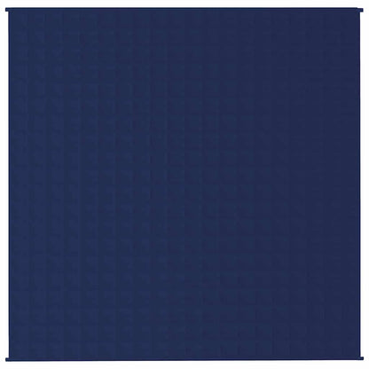 vidaXL Weighted Blanket Blue 200x200 cm 9 kg Fabric